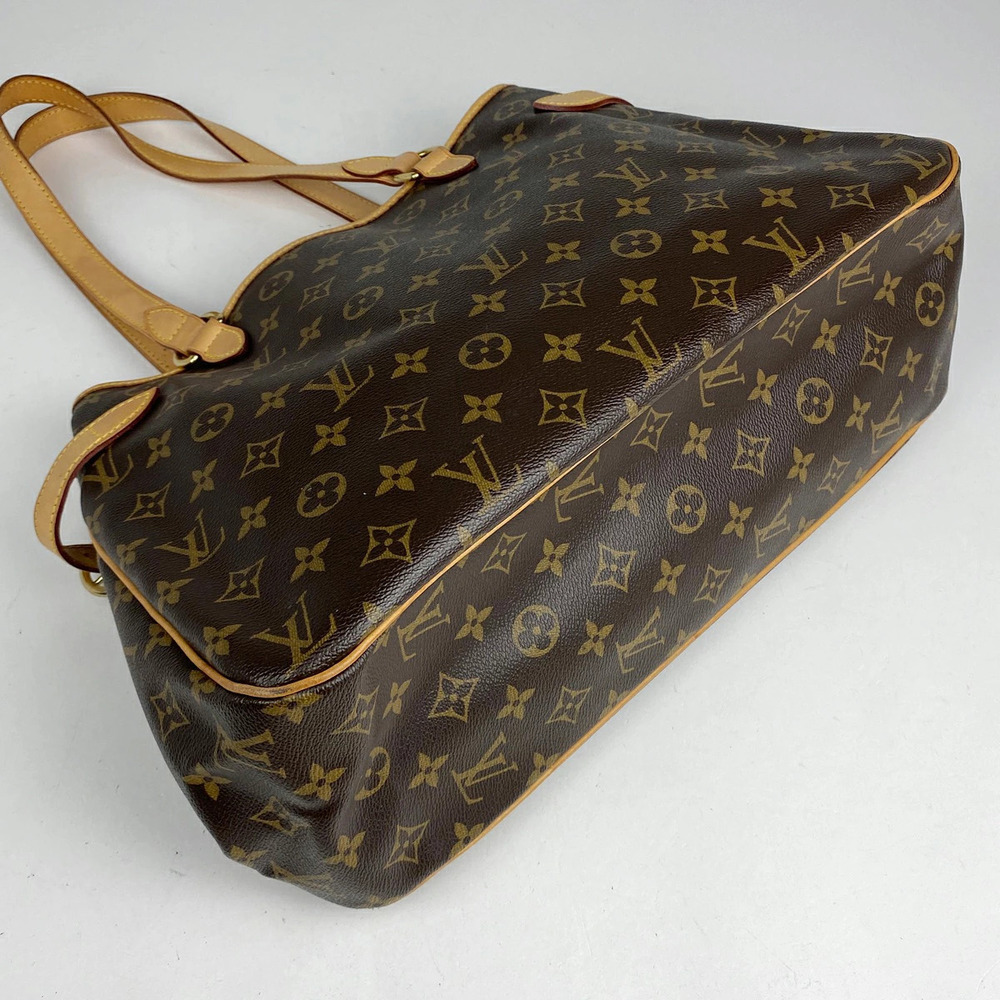 Louis Vuitton Bag Tote Brown Batignolles Shoulder Monogram Horizontal